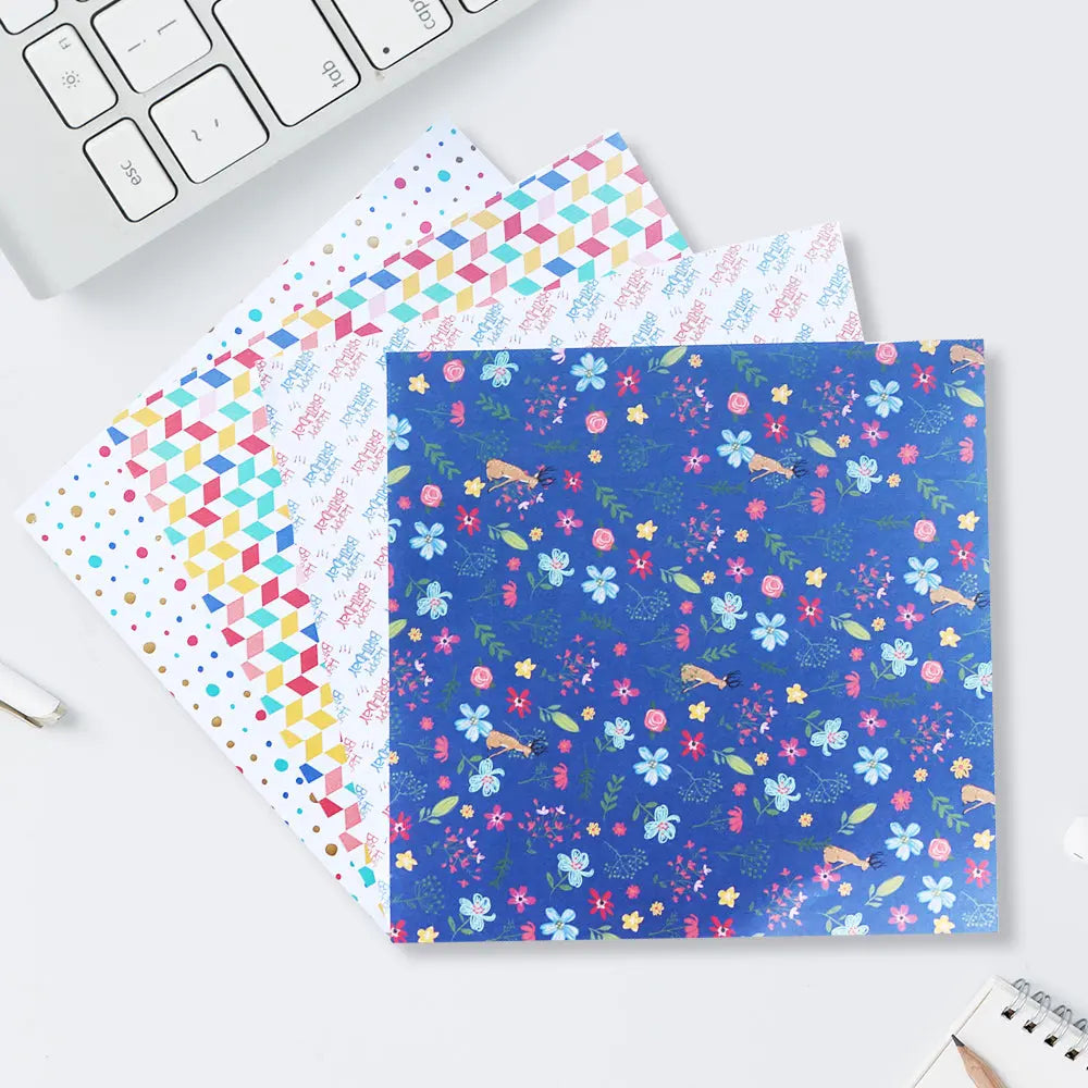 Cute 12-Inch Scrapbook Album Background Paper Small Journal Keep Adore