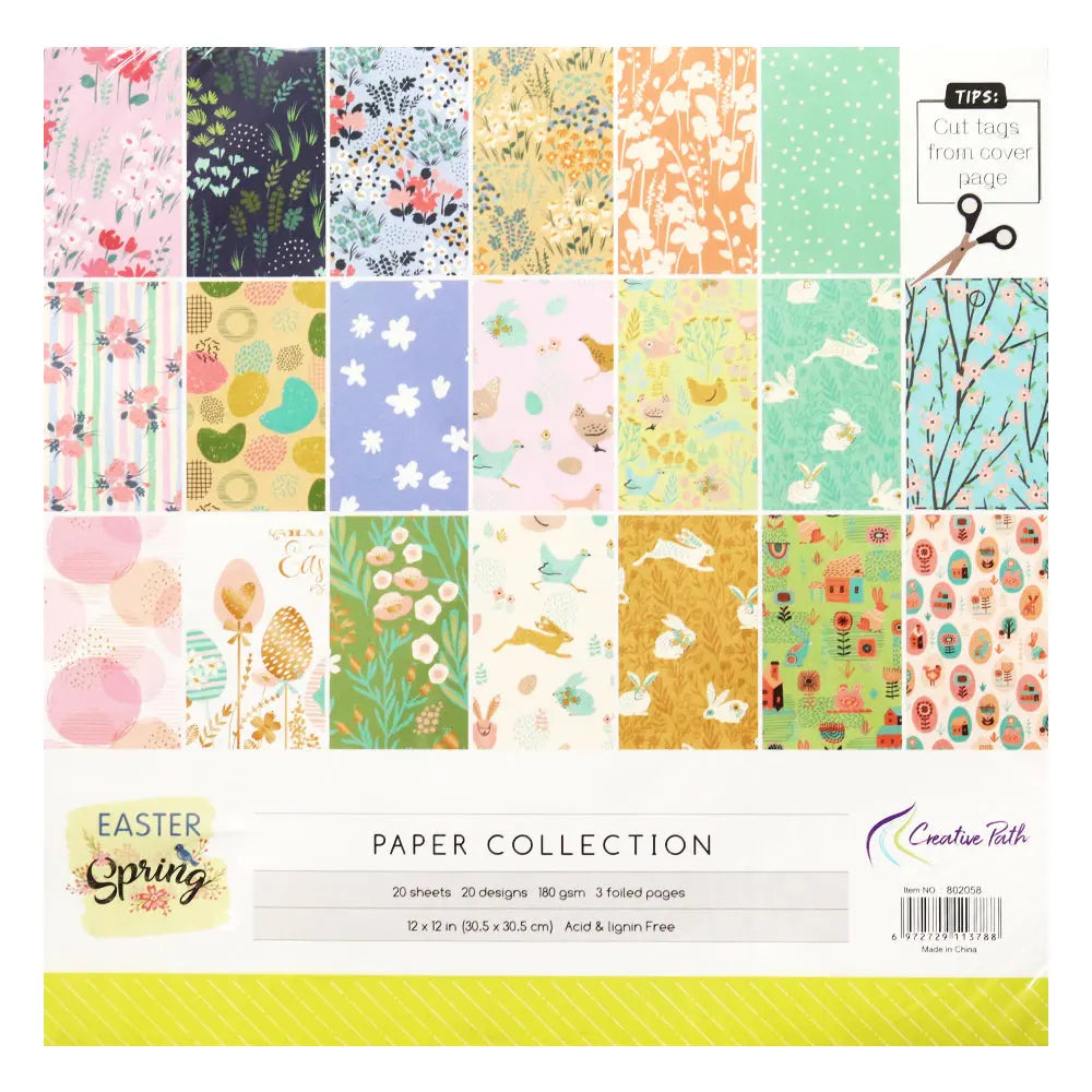 Spring Breath 12-Inch Scrapbook Album Journal Keep Adore