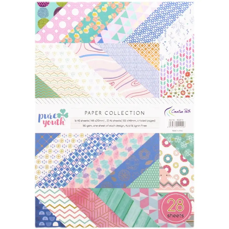 One Side Mixed Background Paper Keep Adore
