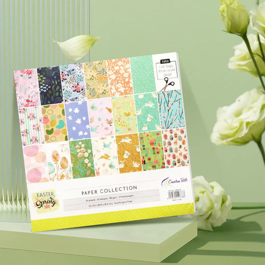 Spring Breath 12-Inch Scrapbook Album Journal Keep Adore