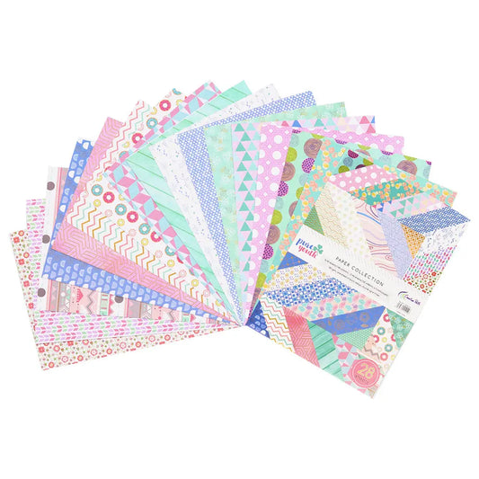 One Side Mixed Background Paper Keep Adore