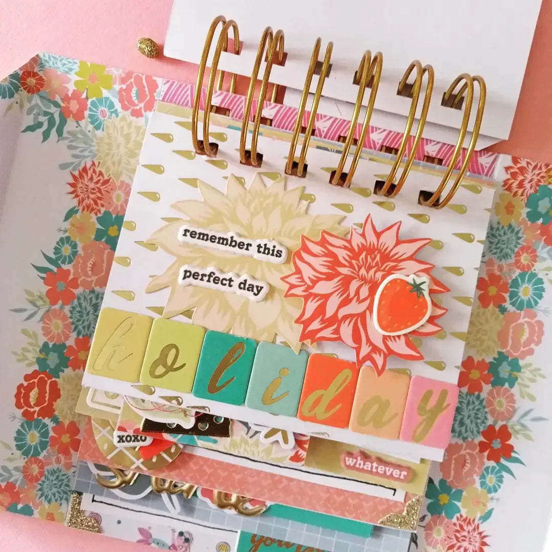 Holiday Gilding Hardboard Stickers Album Journal Stickers Keep Adore